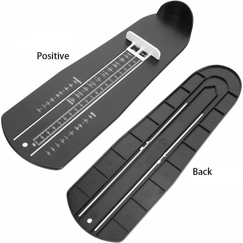 JDYYICZ Shoe Measuring Device, 2pcs Black Shoe Size Measuring Ruler, Plastic Foot Measuring Gauge for Men and Women Standard US Shoe Sizer Reliable and Handy Shoe - Image 4
